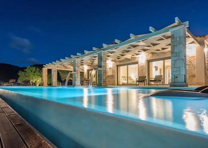 Vila Luxury Zante Artina Poolside Bar Childrens Playground *