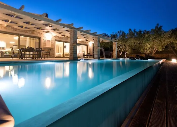 Luxury Zante Artina Poolside Bar Childrens Playground Vila