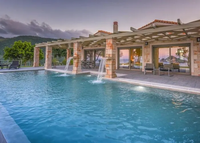 Luxury Zante Artina Poolside Bar Childrens Playground * Marathiás