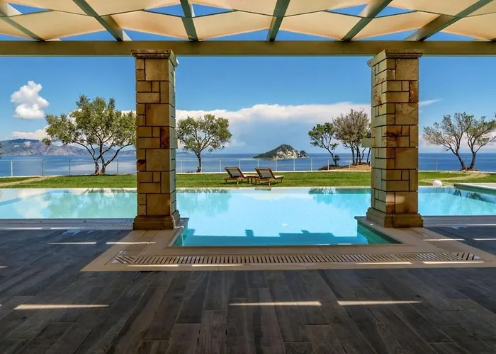 Luxury Zante Artina Poolside Bar Childrens Playground Marathiás