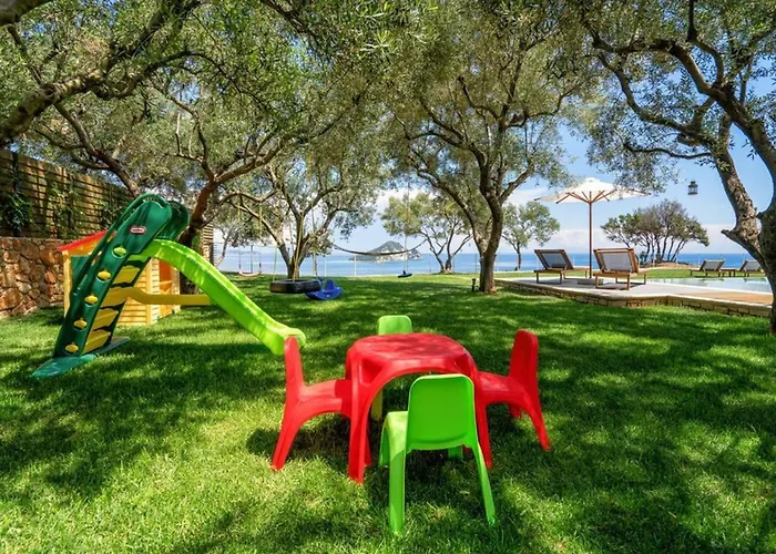 Luxury Zante Artina Poolside Bar Childrens Playground Marathiás