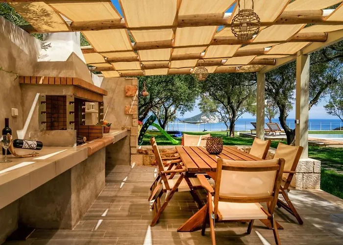 Vila Luxury Zante Artina Poolside Bar Childrens Playground
